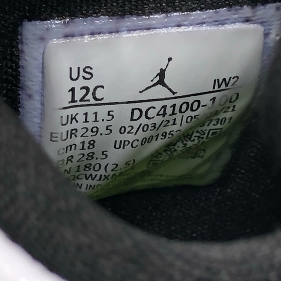 Nike Air Jordan 4 Retro Toddler ' DIY ' Unisex Sneakers - Picture 4 of 6